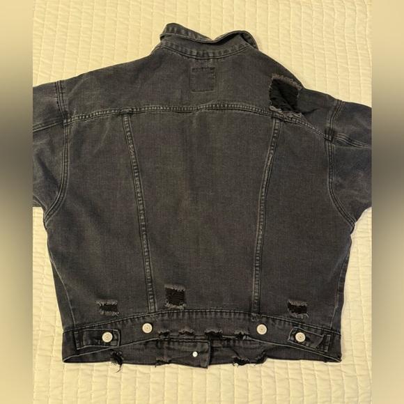 Iris Basic & Contemporary - Black Denim Jacket M/L - Picture 4 of 5
